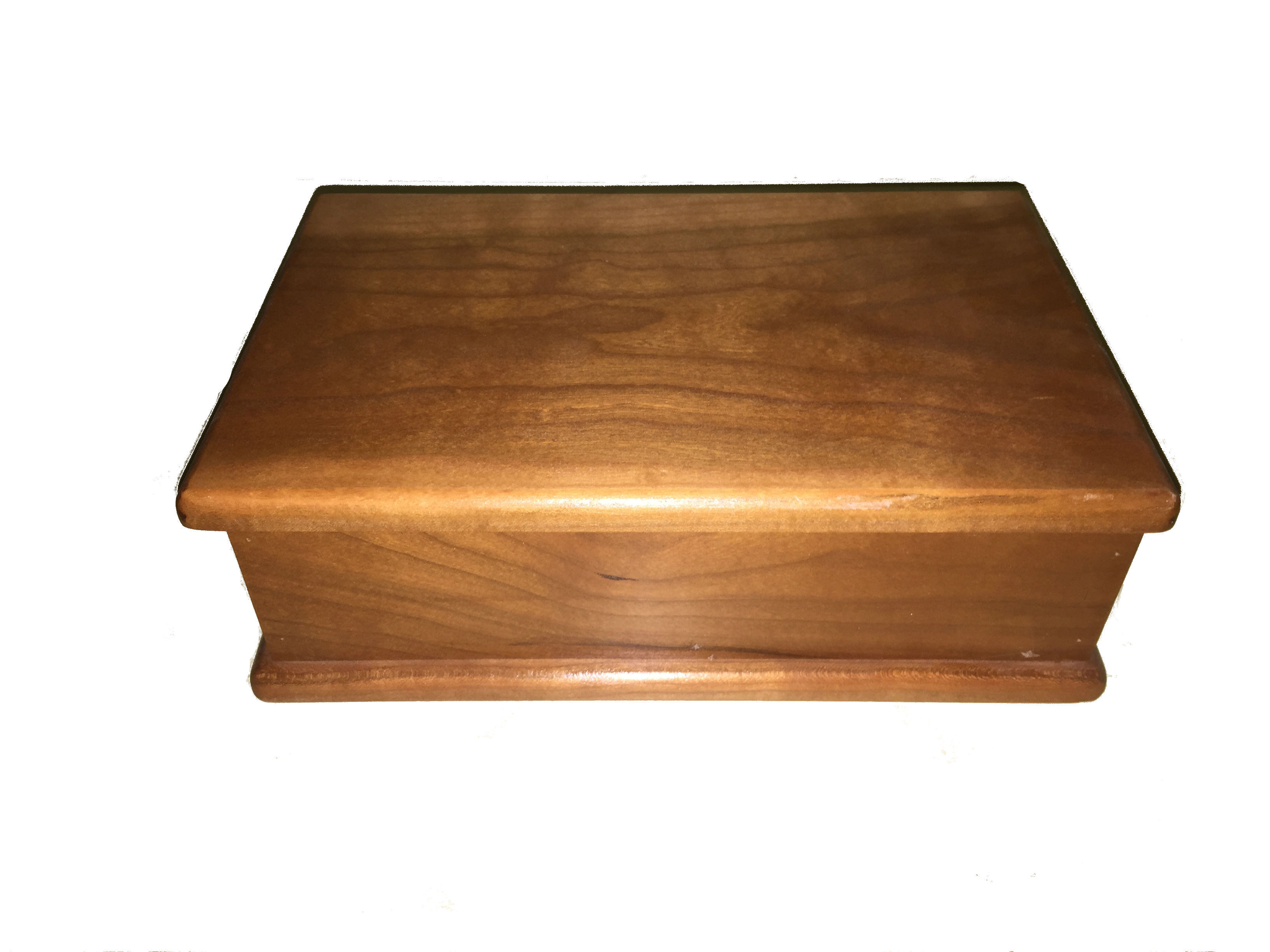Diy Wooden Box With Hinged Lid Wooden Box With Tray And Hinged Lid Of