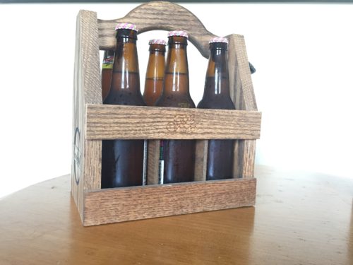 Wooden Bottle Beer Caddy Home Occasions Birthday Wooden Bottle Beer Caddy